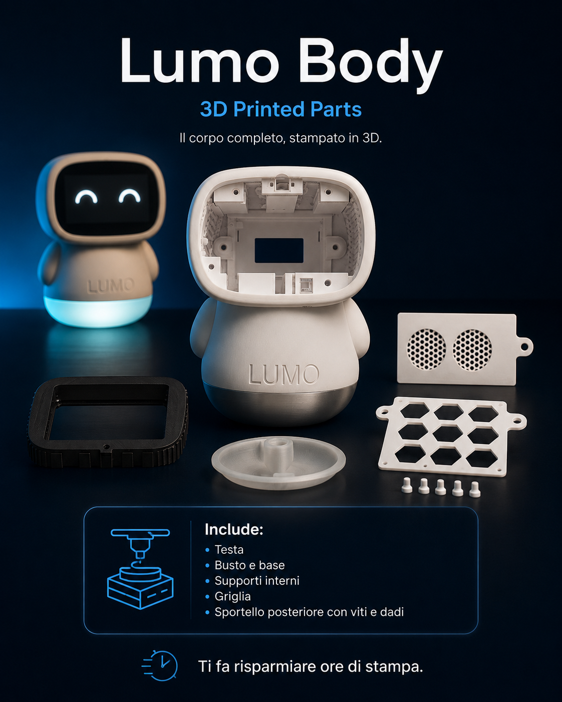 Costruire un robot in casa: Lumo, il kit AI fai da te
