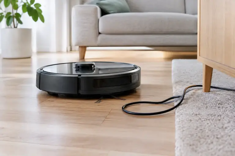 Come evitare cavi con il robot aspirapolvere